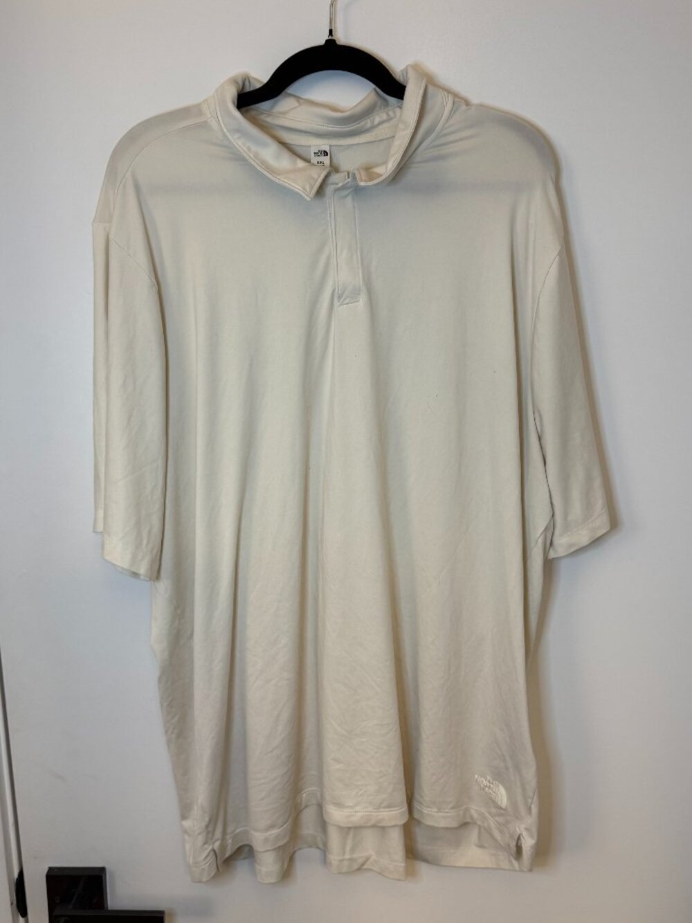 The North Face Dune Sky Men's Athletic Polo, "White Dune", XXL/2XL